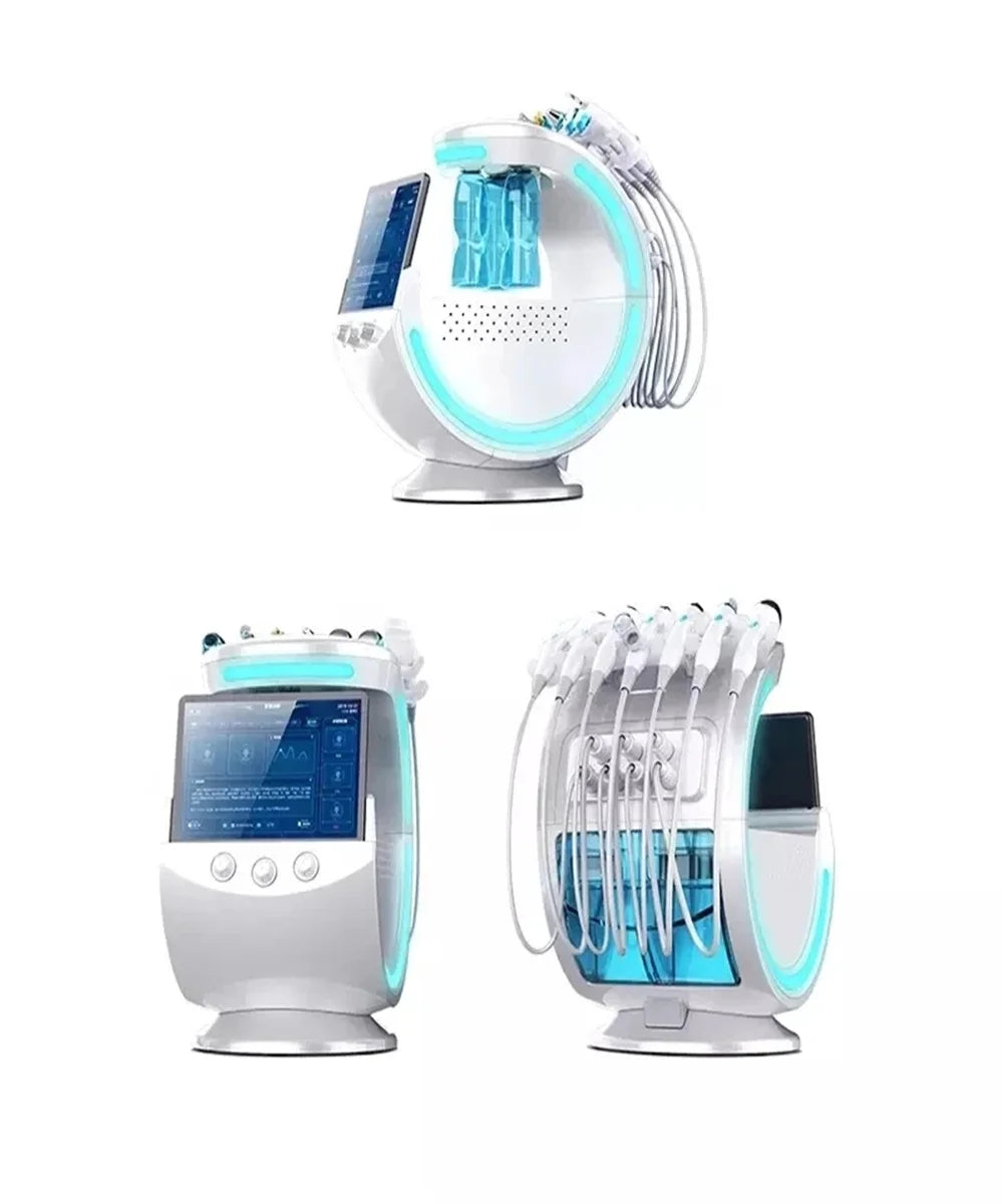 Factory Price 7 in 1 Smart Ice Blue Plus Hydra Oxygen Facial Machine Facia Cleaning Profession 2nd Generation Hydrodermabrasion