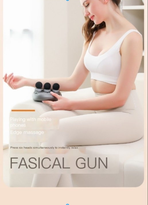 6-head Massage Gun Full Body Deep